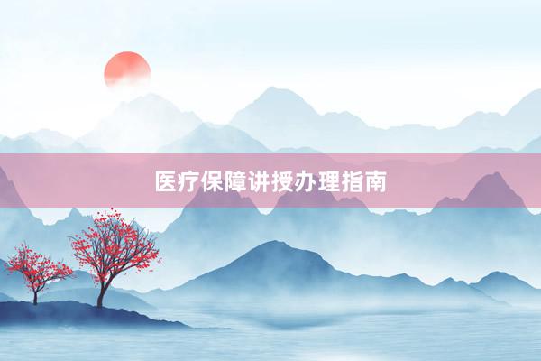 医疗保障讲授办理指南